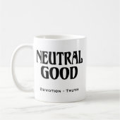 "Neutrale gute " Kaffeetasse (Links)