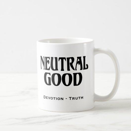 "Neutrale gute " Kaffeetasse (Rechts)