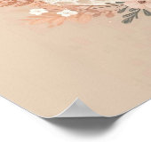 Neutrale Herbst-Kürbis-Wandkunst Poster (Ecke)