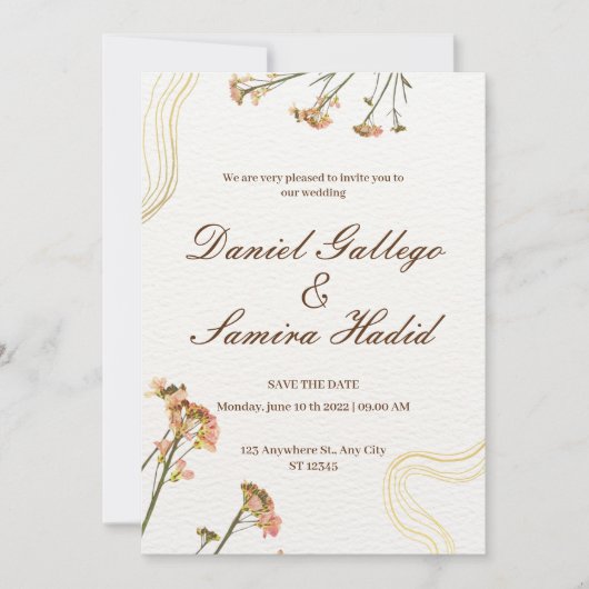 Neutrale Illustration Einladung (Vorderseite)