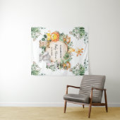 Neutrale Jungle Safari Tiere Kinderdusche Wild One Wandteppich (Beispiel (Horizontal))