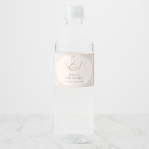 Neutrale Kawaii-Jungen-Schleife-Asiatische-Dampfnu Wasserflaschenetikett