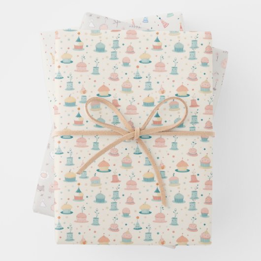 Neutrale Kinder Geschenkpapier Set (Beispiel)