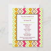 Neutrale Kinderdusche grüne Beförderung Einladung (Rückseite)