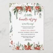 Neutrale Kleinigkeit des Geschlechts mit Joy Baby Einladung (Vorne/Hinten)