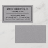 Neutrale, konservative und entpackende Visitenkart Visitenkarte (Vorne/Hinten)