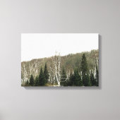Neutrale Leinwand Kunst - Winterlandschaft (Vorderseite)