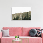 Neutrale Leinwand Kunst - Winterlandschaft (Insitu (Wohnzimmer))