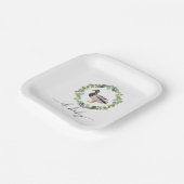 Neutrale Mallard Duck Baby Shower Pappteller (Gewinkelt)