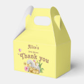 Neutrale Mami und Baby Niedlich Danke Geschenkschachtel (Rückseite)