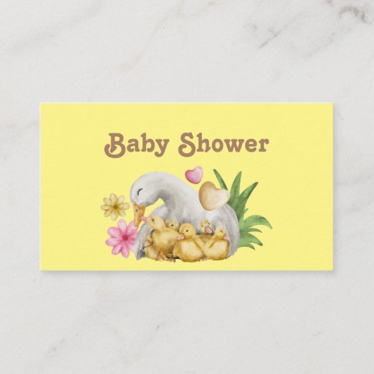 Neutrale Mami und Baby Niedlich schätzen, wie viel Begleitkarte (Rückseite)