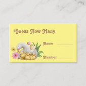 Neutrale Mami und Baby Niedlich schätzen, wie viel Begleitkarte (Vorderseite)