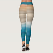 Neutrale Mehrfarben Leggings (Rückseite)