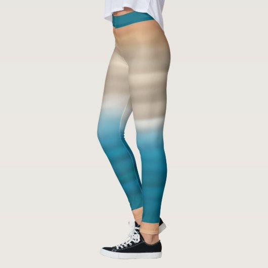 Neutrale Mehrfarben Leggings (Links)