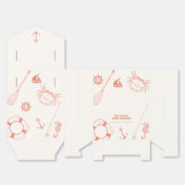 Neutrale Minimal Nautical Fishing Boy Baby Shower Geschenkschachtel (Ungefaltet)