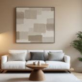 Neutrale Minimalistische Abstrakte Textur Wandkuns Poster