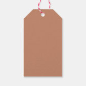 Neutrale Minimalistische Boho Sunshine Baby Dusche Geschenkanhänger (Rückseite)