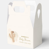 Neutrale Minimalistische Boho Wüstendusche Geschenkschachtel (Offen)