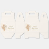 Neutrale Minimalistische Boho Wüstendusche Geschenkschachtel (Ungeklappt)