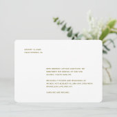 Neutrale Minimalistische Geburt Ankündigung (Stehend Vorderseite)