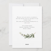 Neutrale Minimalistische Weihnachtskomposition Feiertagskarte (Rückseite)