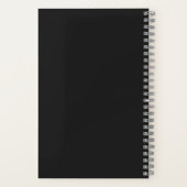 Neutrale Mit Monogramm Namensnotizen Notizblock (Rückseite)