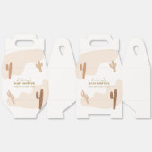 Neutrale moderne Babydusche Boho Cactus Geschenkschachtel (Ungeklappt)