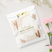 Neutrale moderne Babydusche Boho Cactus Geschenktütchen (Versiegelt)