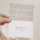 Neutrale moderne Geschlechterneutralität dank Kart Dankeskarte