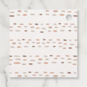 Neutrale moderne Geschlechterneutralität danke Geschenkanhänger (Rückseite)