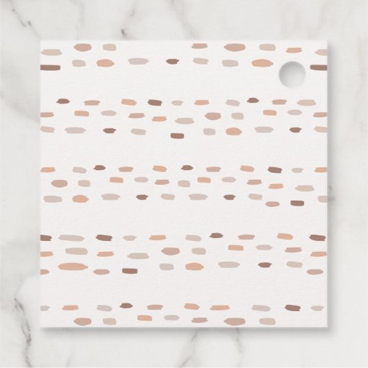 Neutrale moderne Geschlechterneutralität danke Geschenkanhänger (Rückseite)