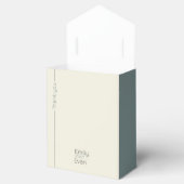 Neutrale moderne Minimalistische Hochzeit Geschenkschachtel (Geöffnet)