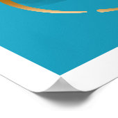 Neutrale moderne Wohngestaltung Mitte des Jahrhund Poster (Ecke)