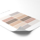 Neutrale Monate des Jahres pädagogisches Poster (Ecke)