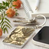 Neutrale Muscheln und Korallensammlung Schlüsselanhänger (Vorderseite rechts)