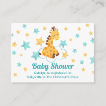 Neutrale Niedliche Giraffe & Stars Kinderdusche