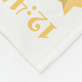 Neutrale Niedliche Giraffe-Sterne für Jungtiere Fleecedecke (Ecke)