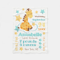 Neutrale Niedliche Giraffe-Sterne für Jungtiere