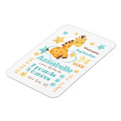 Neutrale Niedliche Giraffe-Sterne für Jungtiere Magnet (Linke Seite)