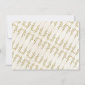 Neutrale ockergrüne Rustikale Einsatzpartei Einladung (Rückseite)