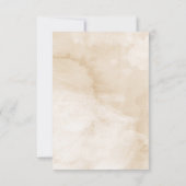 Neutrale Pampas-Babydusche Dankeskarte (Rückseite)