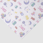 Neutrale Pastel-Babydusche Seidenpapier (Ausschnitt)