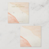 Neutrale Personalisierte Logoverdienstkarten Quadratische Visitenkarte (Vorne/Hinten)