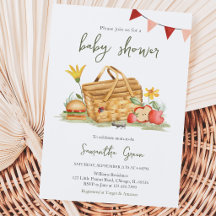 Neutrale Picnic-Babydusche