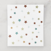 Neutrale Platzkarten mit einem Dinosaurier und Ste (Innenseite Aufgefaltet)