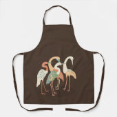 Neutrale Pop-Kunstkrane Schürze (Vorderseite)