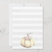 Neutrale Pumpkindusche per E-Mail Einladung (Rückseite)