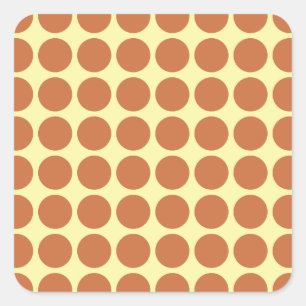 Neutrale Punkte der Zest-Creme Quadratischer Aufkleber