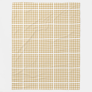 Neutrale Putt Fleecedecke