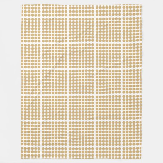 Neutrale Putt Fleecedecke (Vorderseite)